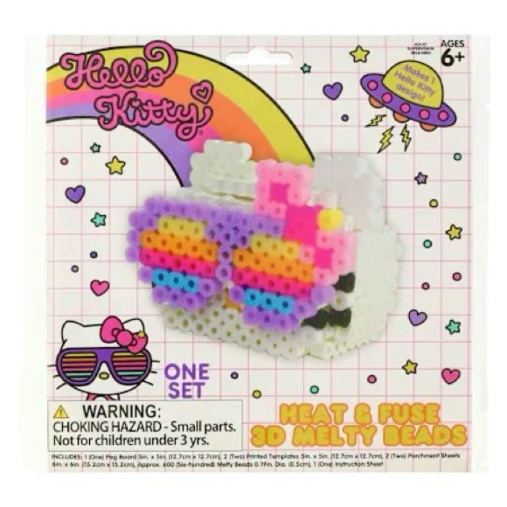 Hello Kitty Heat & Fuse 3D Melty Beads Set
